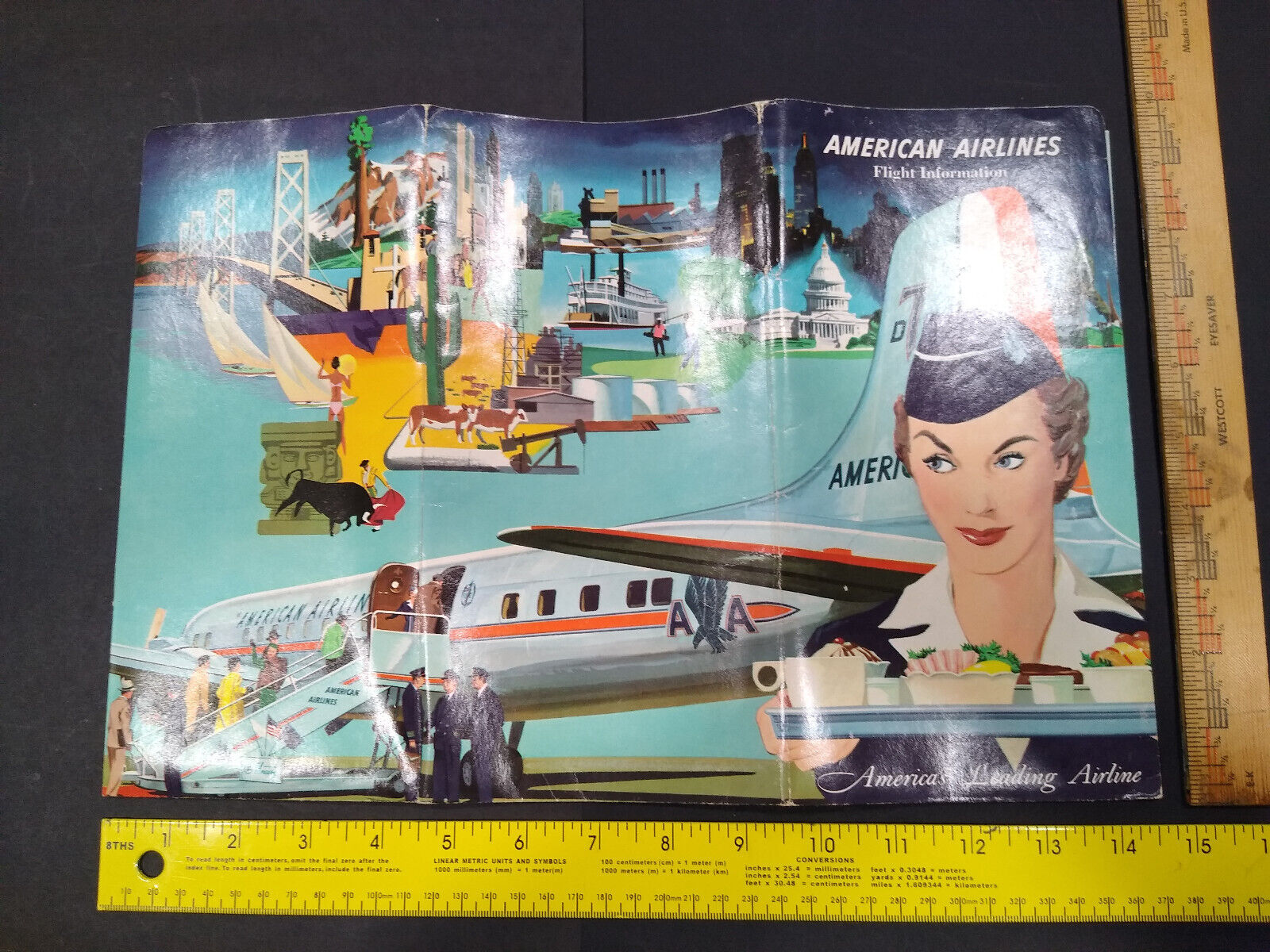American Airlines 1950s Souvenir Packet