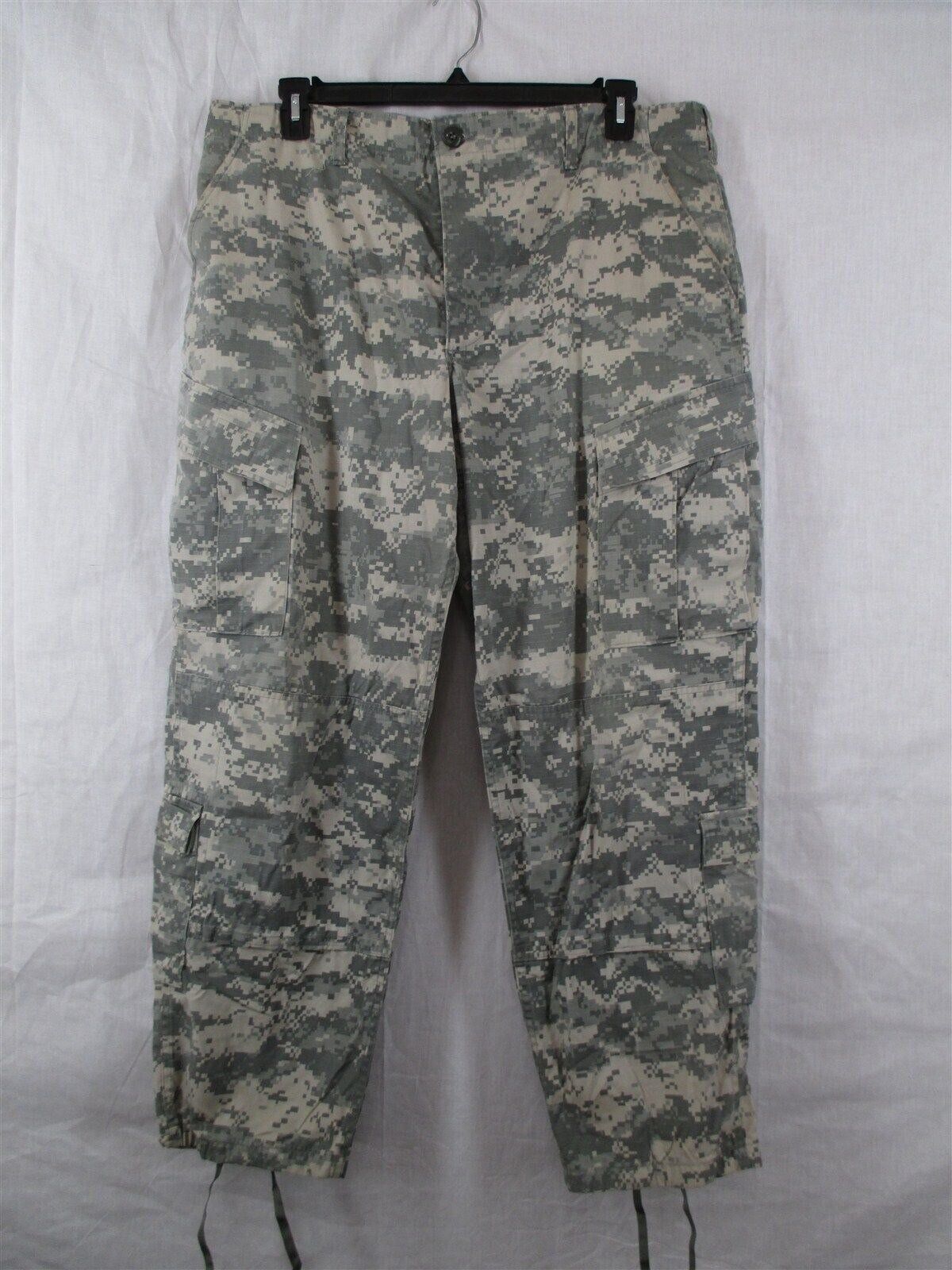 ACU Pants/Trousers Large Short USGI Digital Camo Cotton/Nylon Ripstop Army