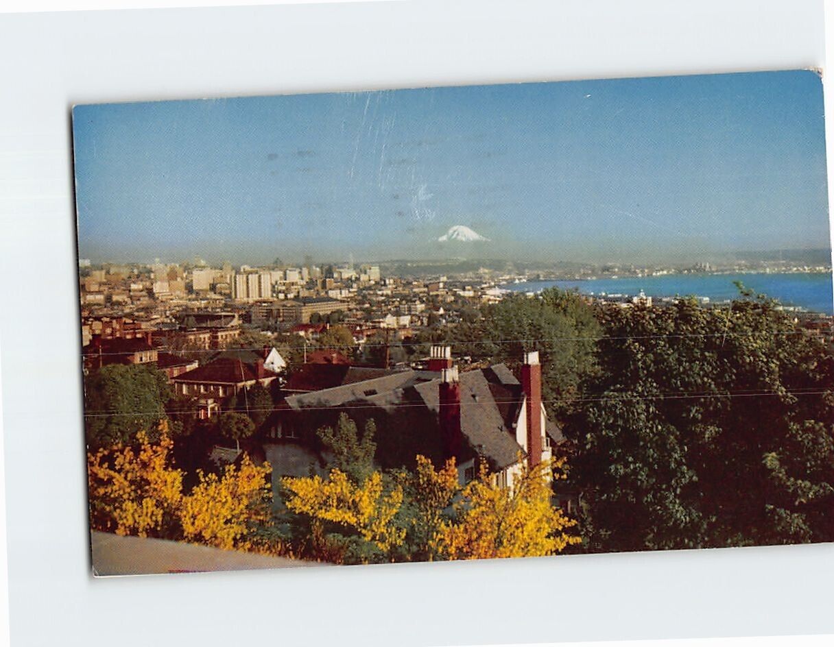 Postcard Taken from Queen Ann Hill Seattle Washington