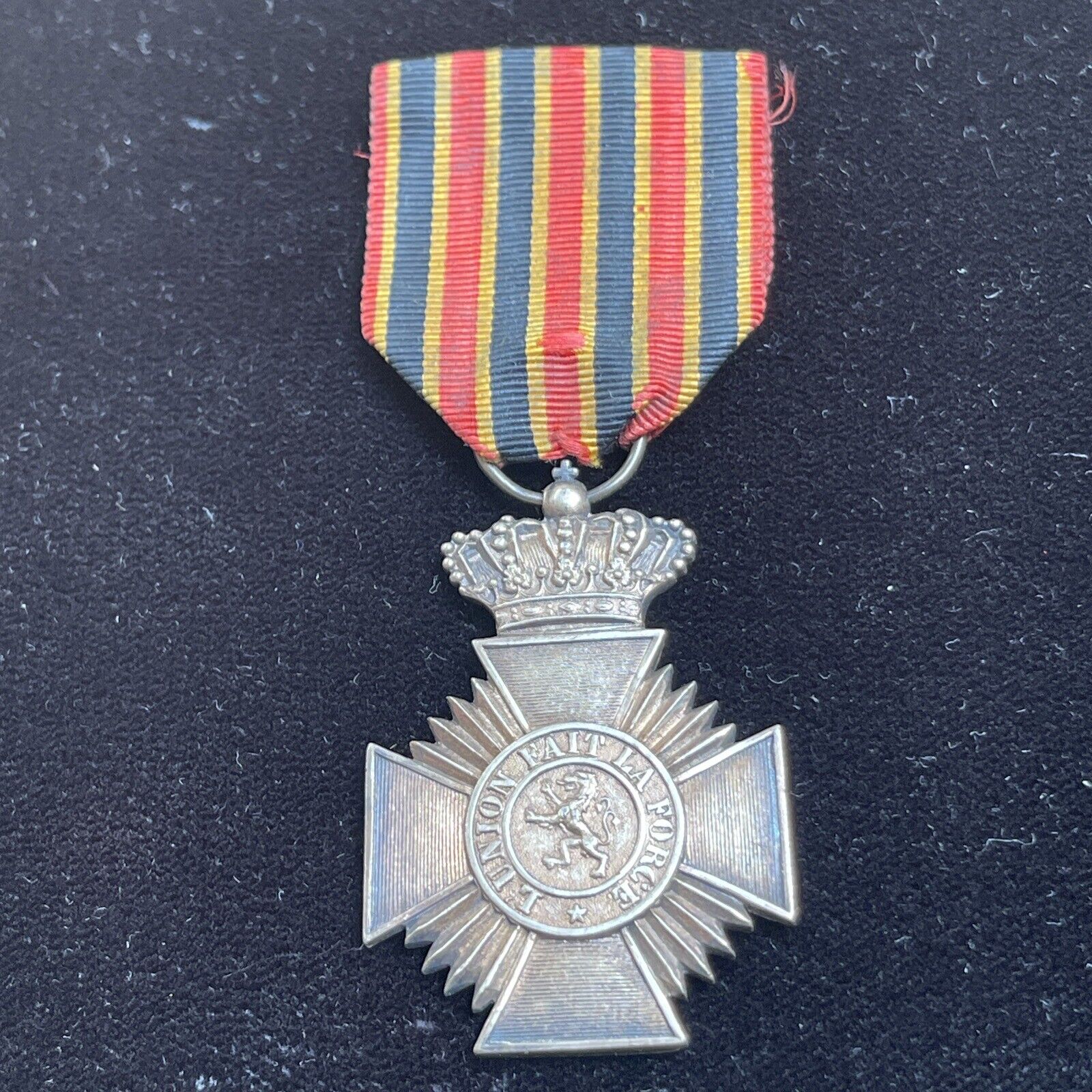 BELGIUM.MILITARY DECORATION,MEDAL FOR LONG SERVICE TYPE II,(1900-1919) 2nd CLASS