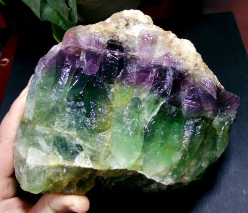 10.5kg Natural Fluorite Crystal Rough stone specimens China  01