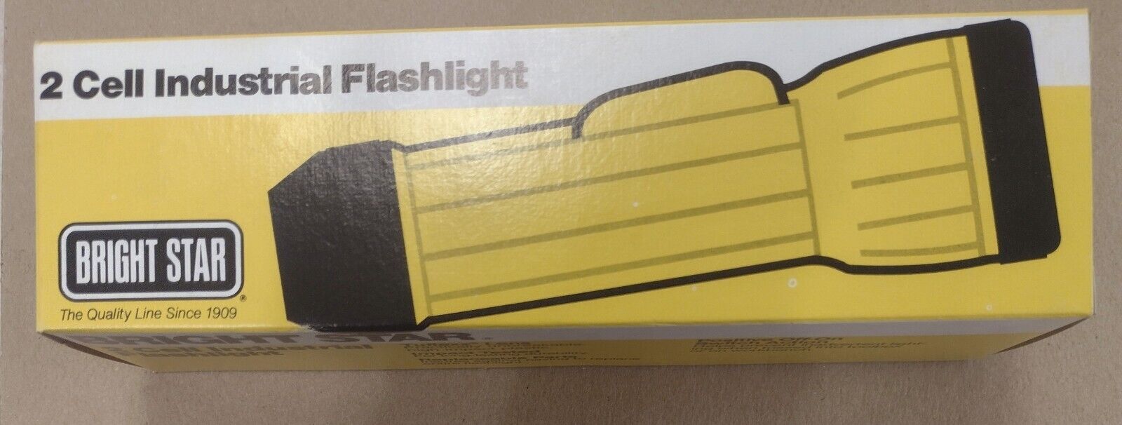 Vintage Bright Star 1618 Flashlight NEW OLD STOCK - Boxed