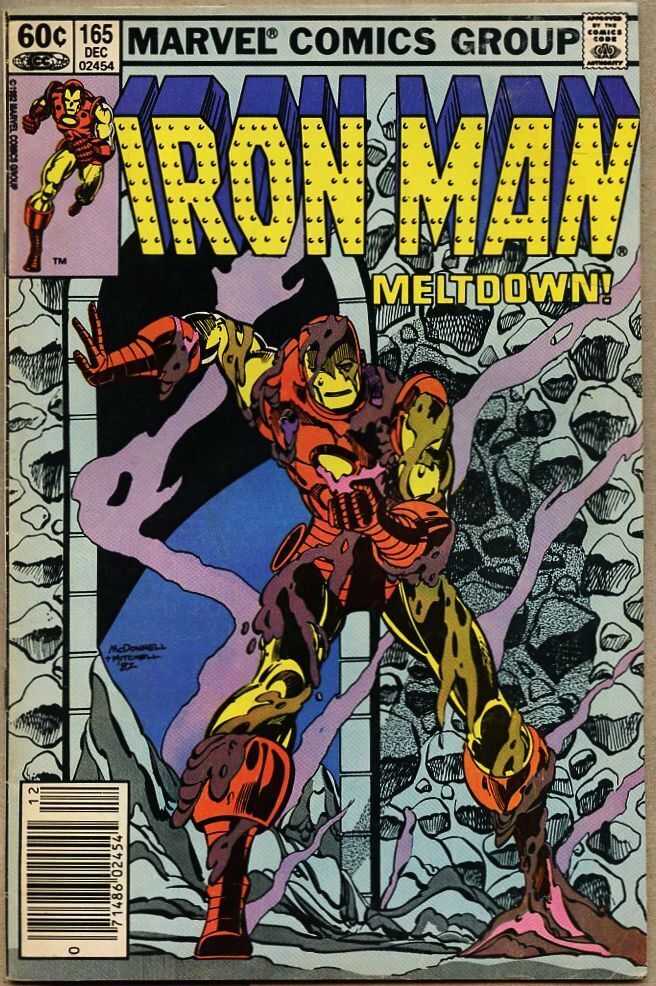 Iron Man #165-1982-vg 4.0 Mark Jewelers Variant Denny O\'Neil