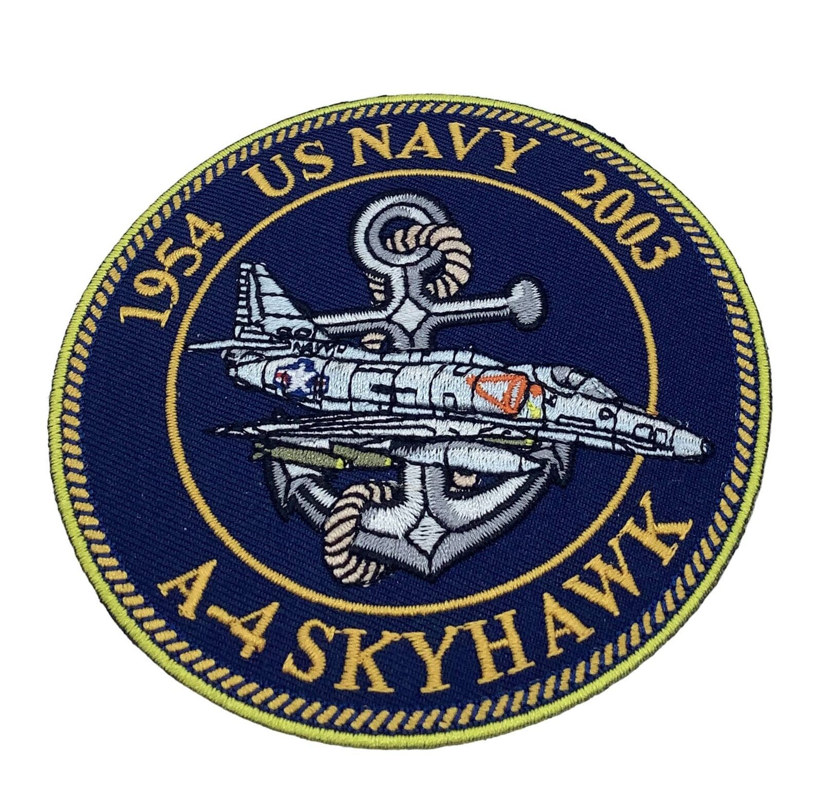 Navy A-4 Patch –  Sew On, 3.75\