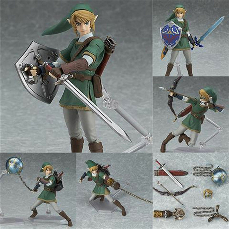 The Legend of Zelda: Twilight Princess Link Figure Figma 320 Model Toy in Box