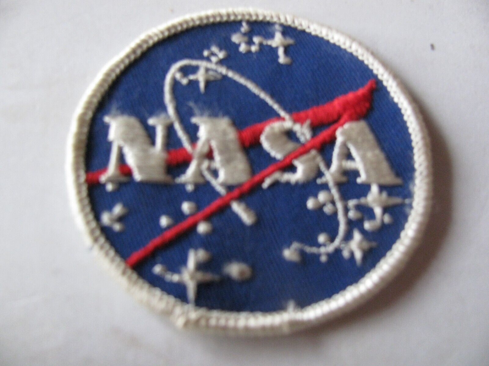 NASA  PROGRAM BLUE EMBROIDERED   SEW ON  2.5\