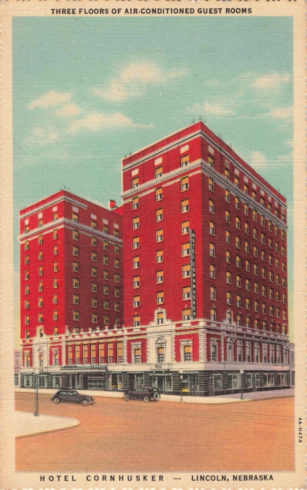 Postcard Hotel Cornhusker Schimmel Property Lincoln Nebraska