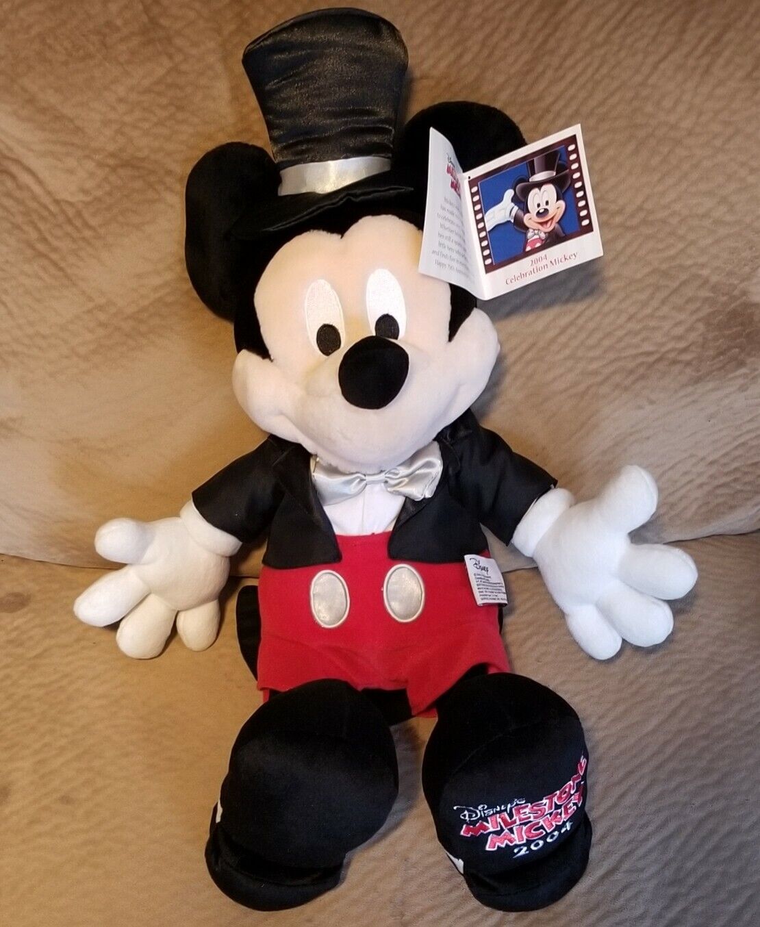 Rare Vintage Disney\'s Milestones Mickey Mouse 75 Anniv Ltd Ext 2004