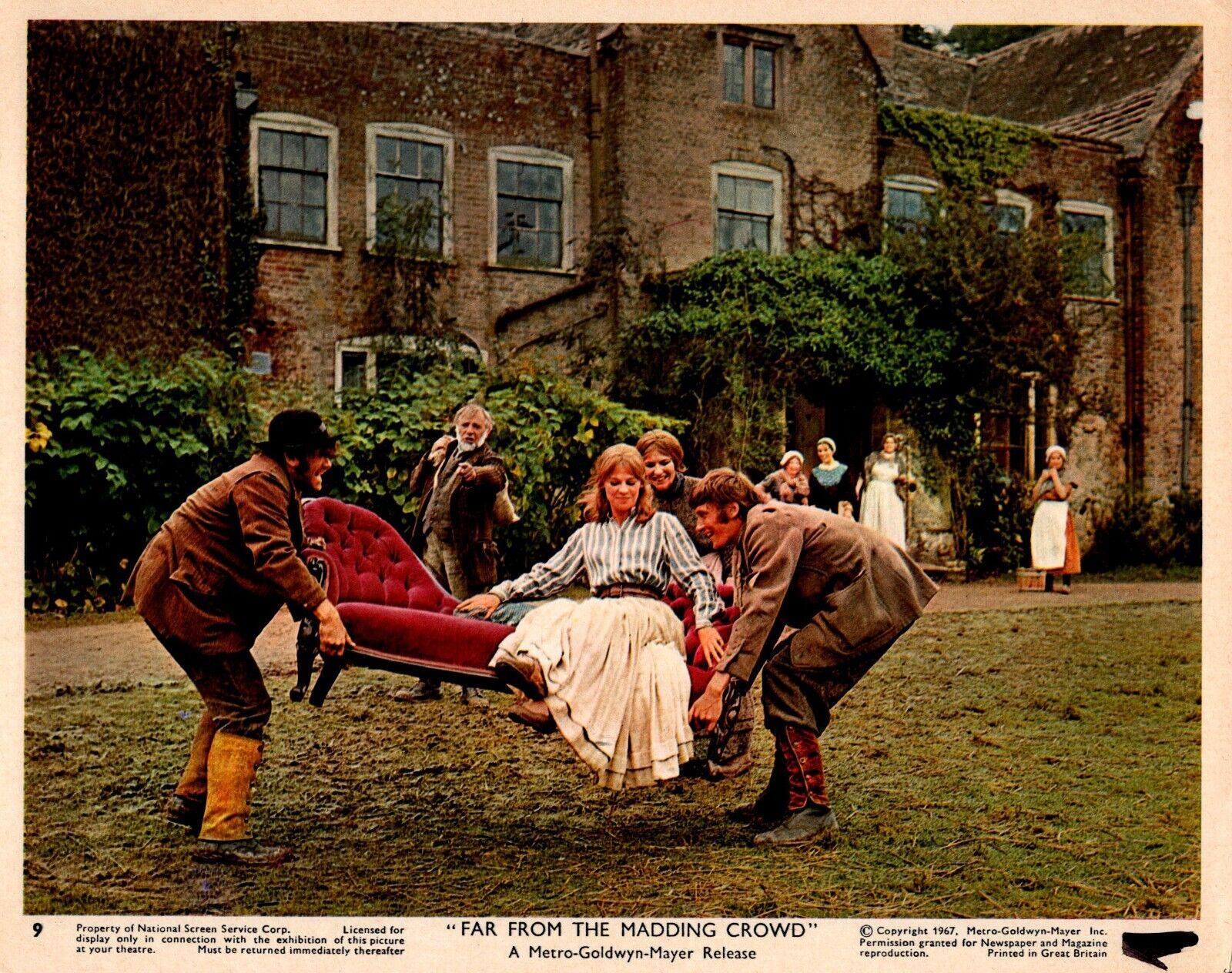 Terence Stamp + Julie Christie in Far from the Madding Crowd (1967) Photo K 475