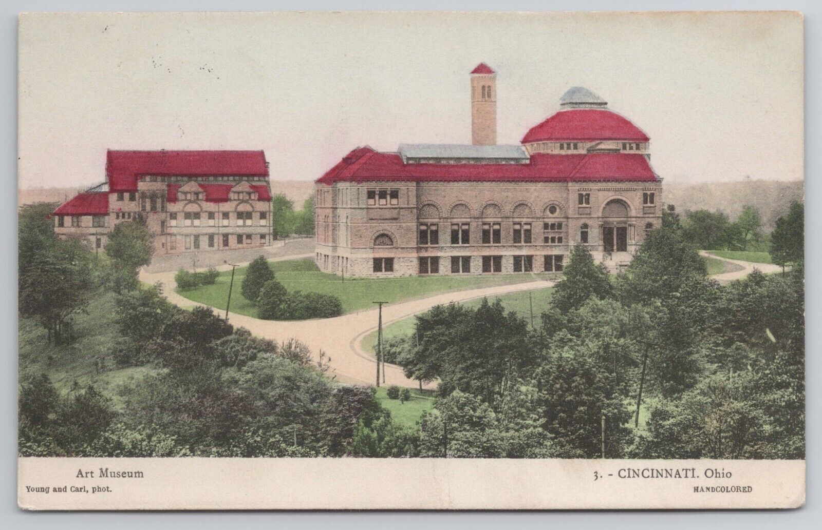 1908 Postcard Art Museum Cincinnati OH