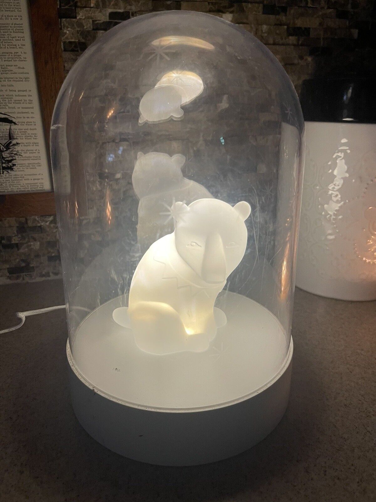 Ikea Polar Bear Dome Lamp Light
