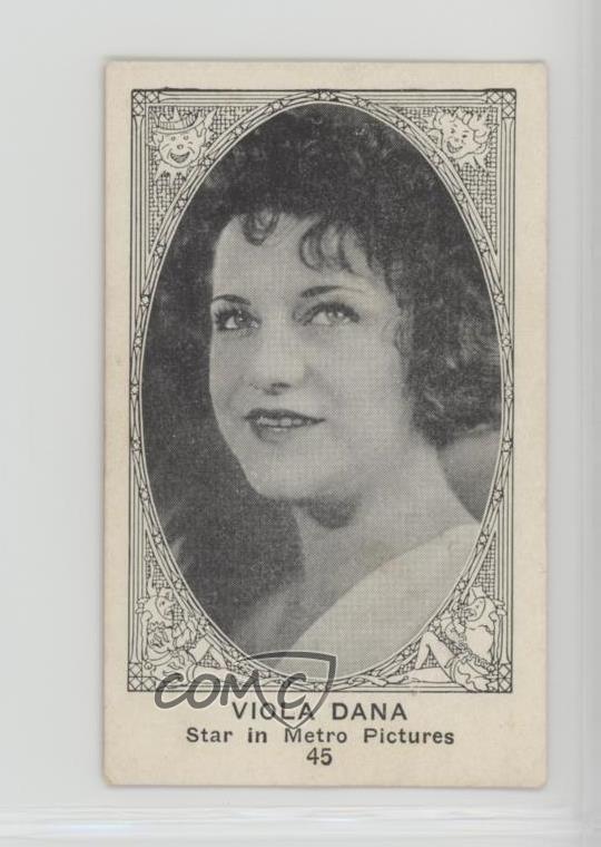 1921 American Caramel Movie Actors and Actresses E123 Eighty Back Viola Dana 7xr
