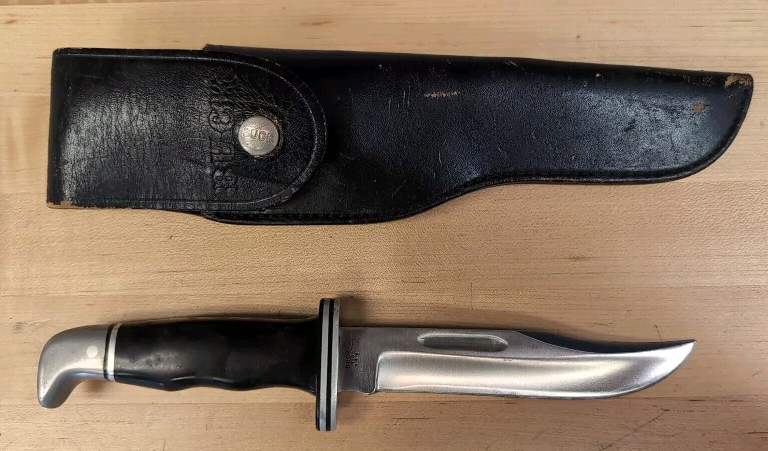 Vintage Buck Knife Model 119 with Sheath