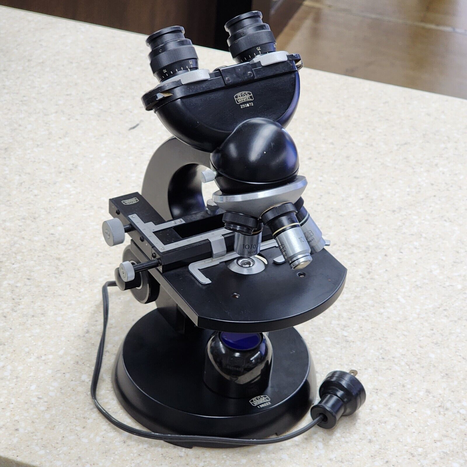 Carl Zeiss Vintage Binocular Microscope