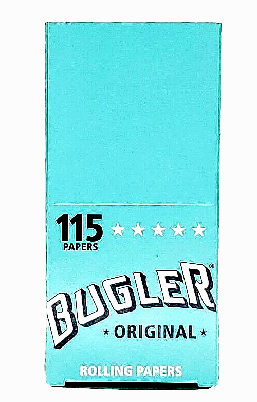 BUGLER Original Rolling Papers 115/24 Books Full Box Single Wide