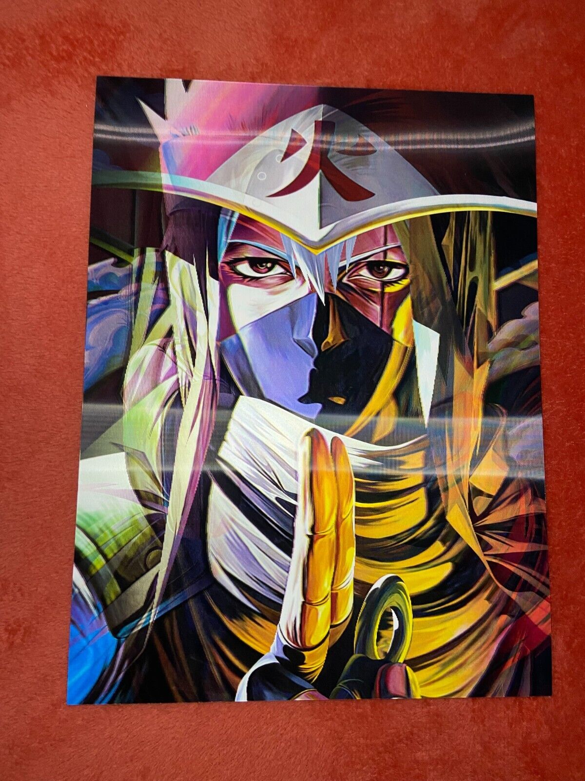 Naruto Shippuden Anime Poster Kakashi 3 in 1 Holographic Lenticular🔥🔥🔥