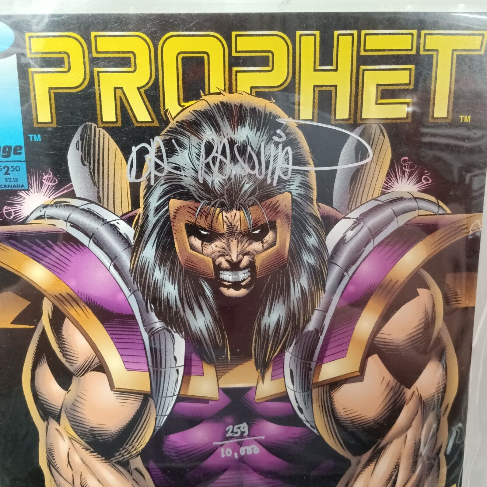 Prophet #1 Image Comics 1993 1st Print Signed By Dan Panosian Low #259/10,000 