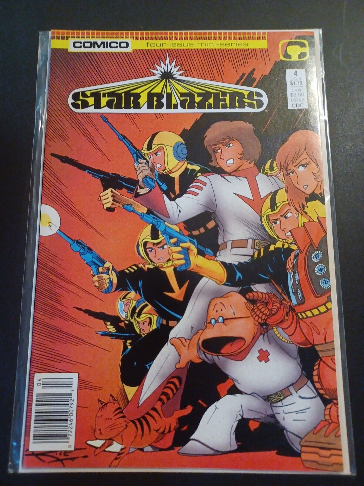 Star Blazers #4 Comic Book Comico Newsstand - Anime - Combined Shipping + Pics
