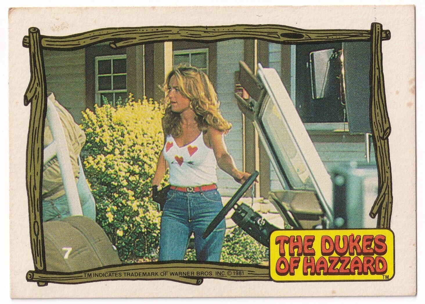 1983 Donruss The Dukes of Hazzard #7 Daisy Duke
