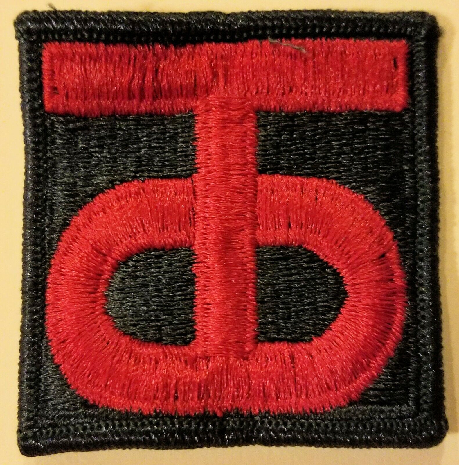 US ARMY 90TH INFANTRY DIVISION RRC TOUGH OMBRES PATCH - USGI