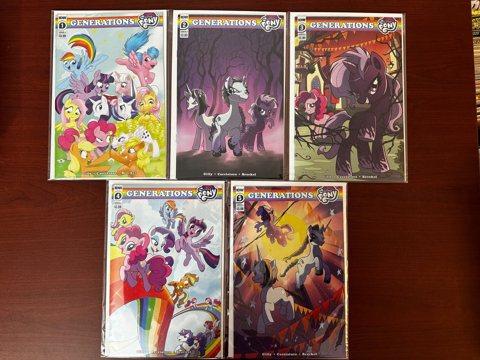 My Little Pony Generations #1-5 All A Covers IDW