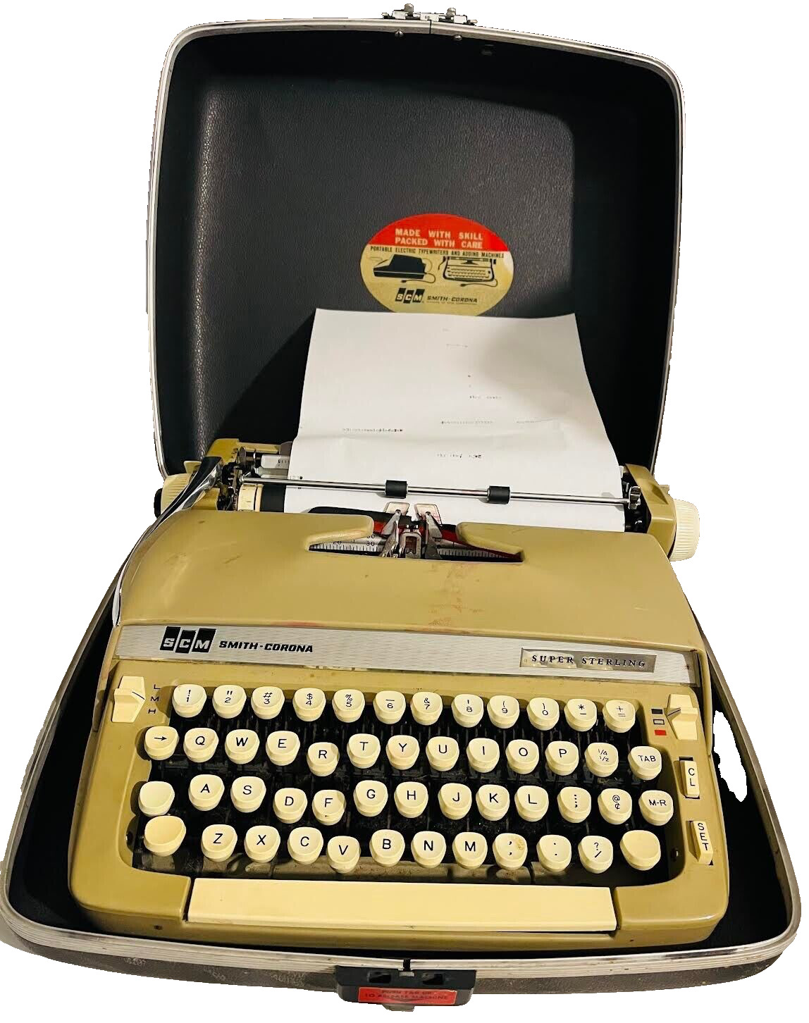 Vintage Typewriter/Smith-Corona- Deville Deluxe