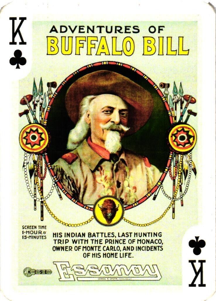 Adventures of Buffalo Bill Playing Card