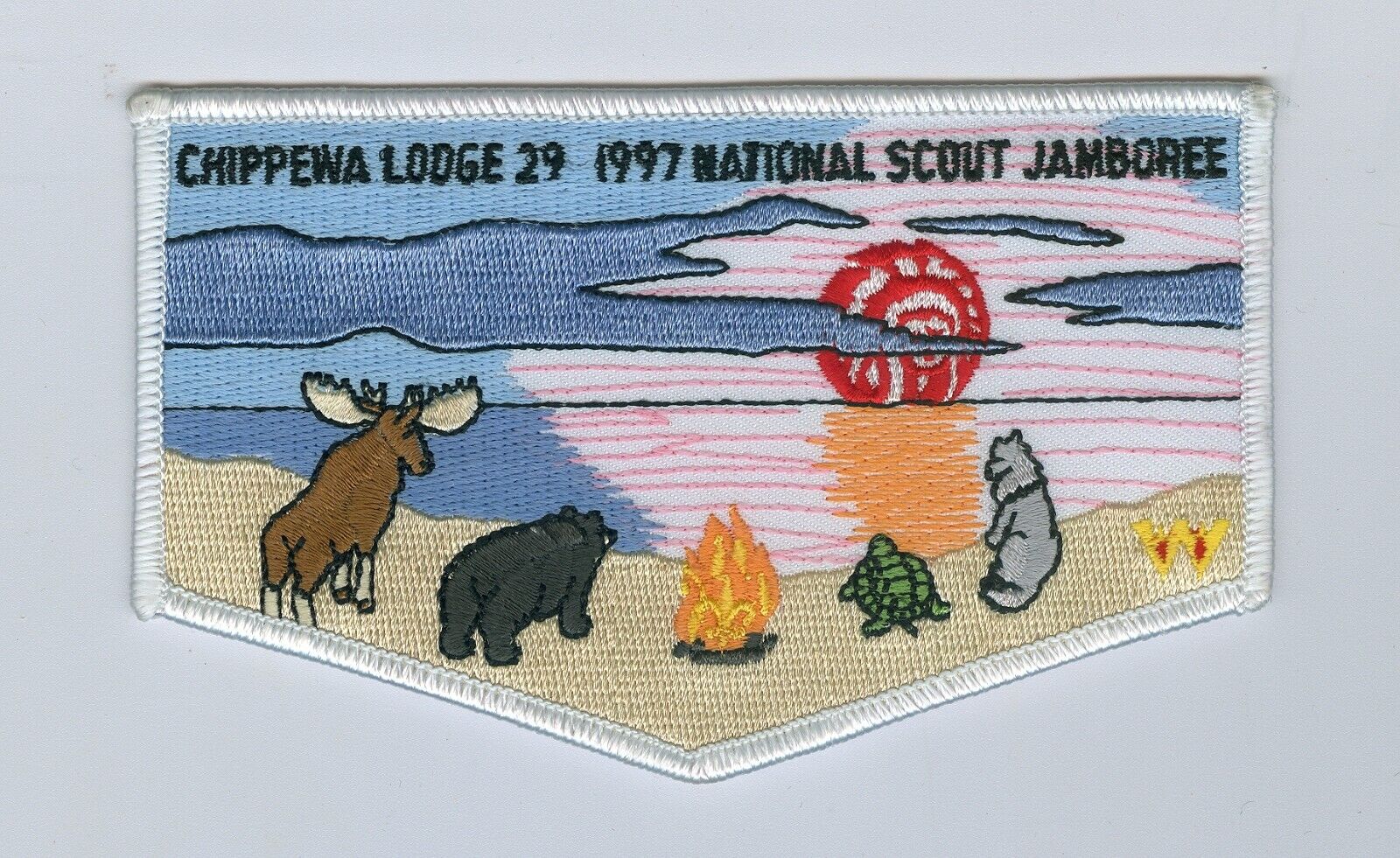 MINT Older Boy Scout OA Lodge 29 (Chippewa) 1997 NJ Oversized Flap