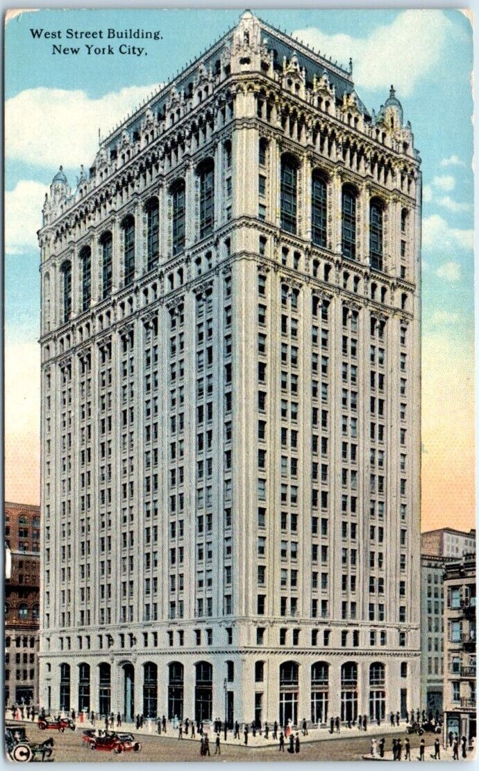 Postcard - West Street Building, New York City, New York, USA