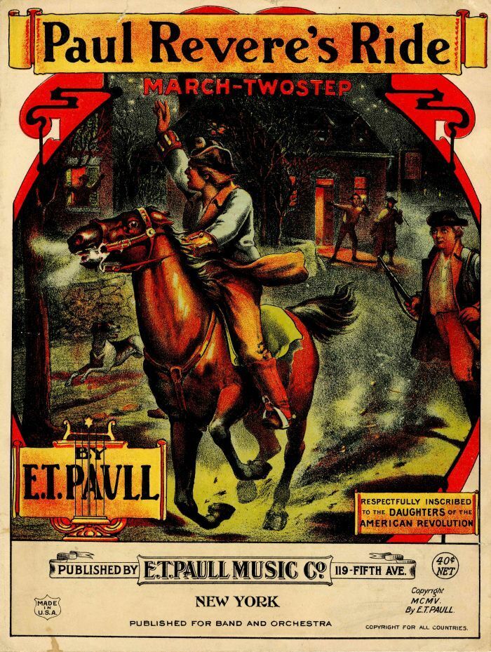 Paul Revere\'s Ride Music Sheet - Music Sheets