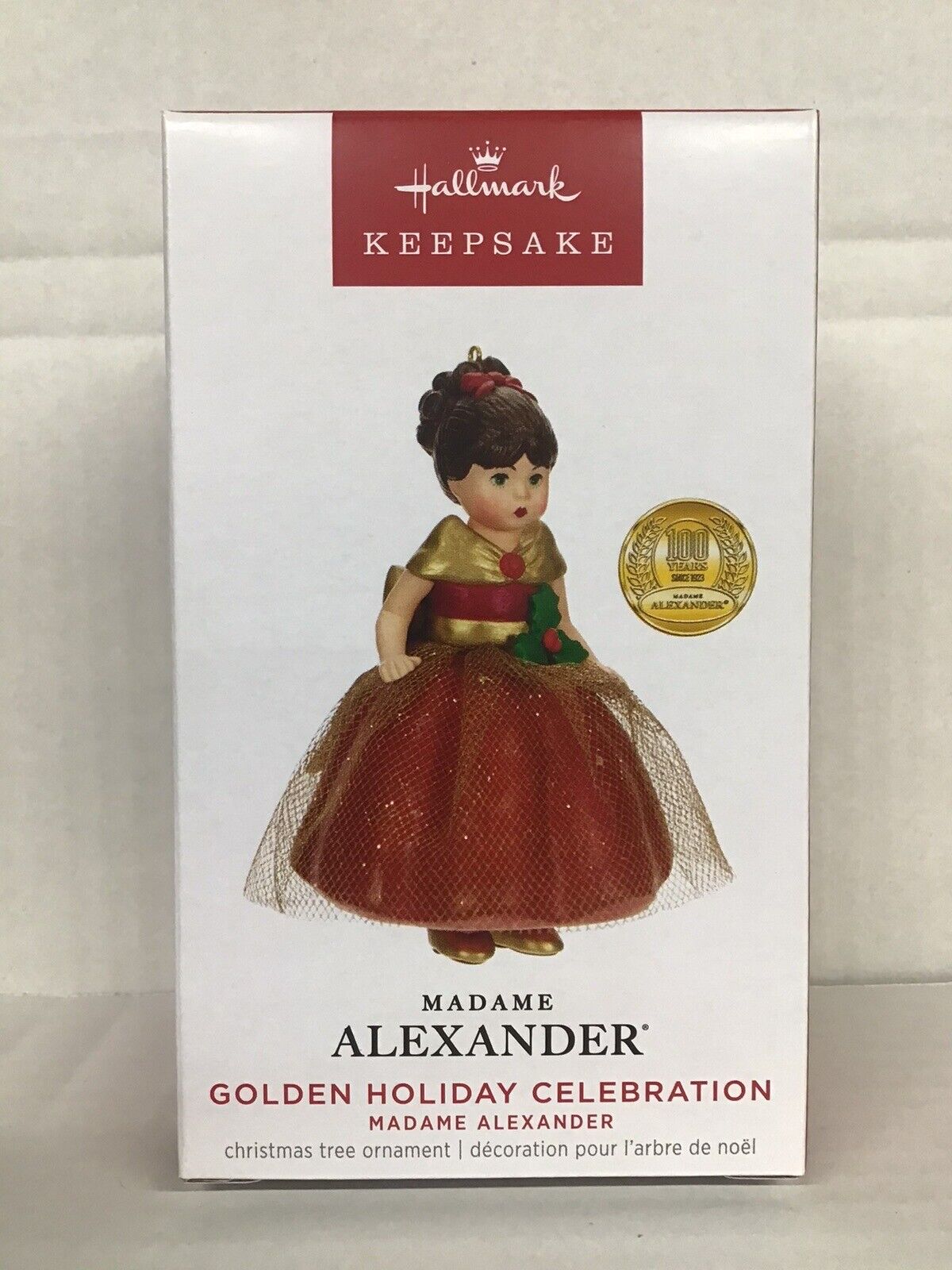 GOLDEN HOLIDAY CELEBRATION ~ MADAME ALEXANDER ~ 2023 Hallmark Keepsake Ornament