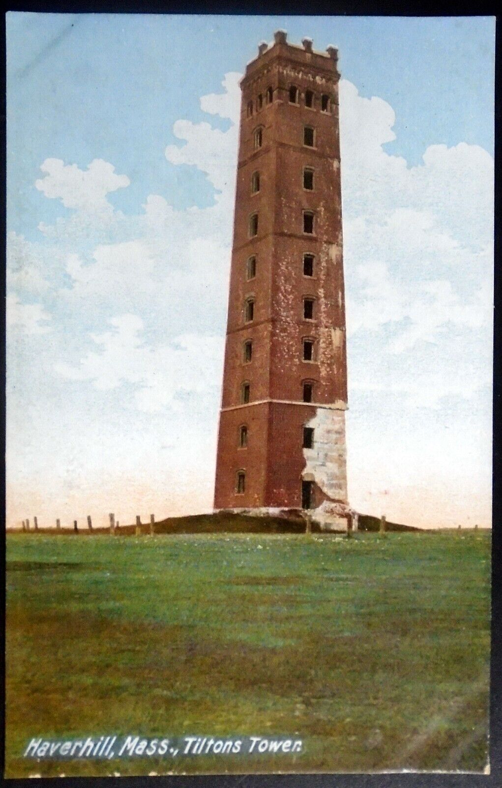 1900 Historic Tilton Tower (John Cooper Tilton), Silver Hill, Haverhill, MA