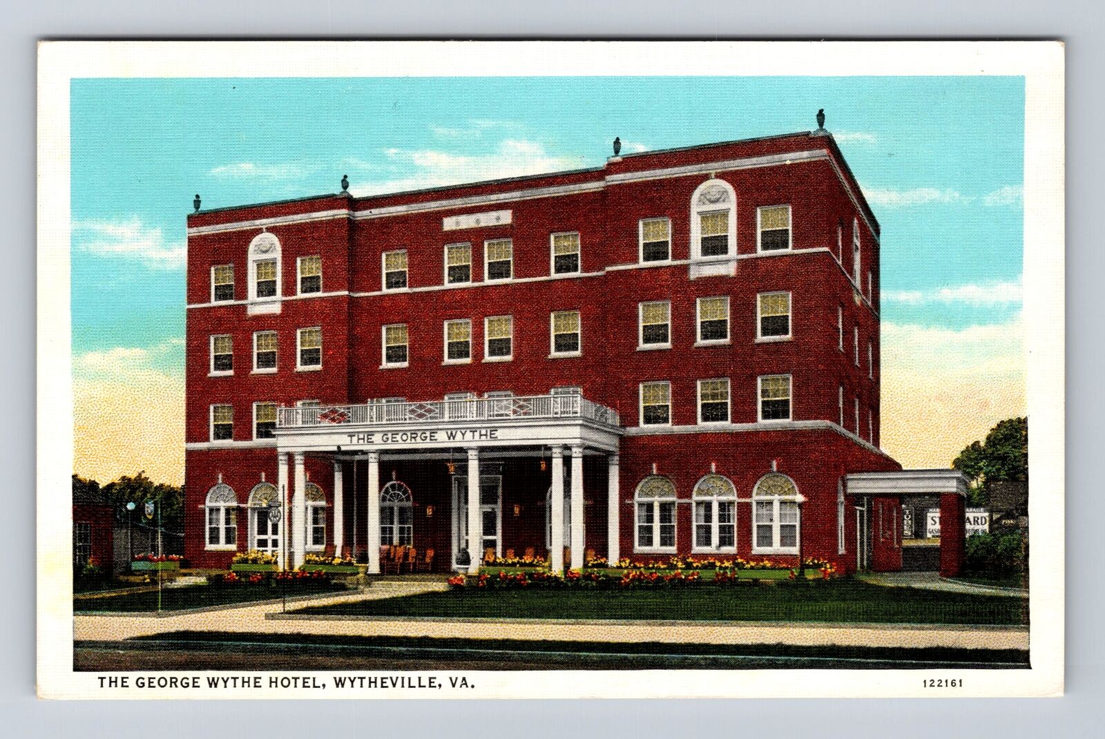 Wytheville VA-Virginia, The George Wythe Hotel, Advertisement, Vintage Postcard