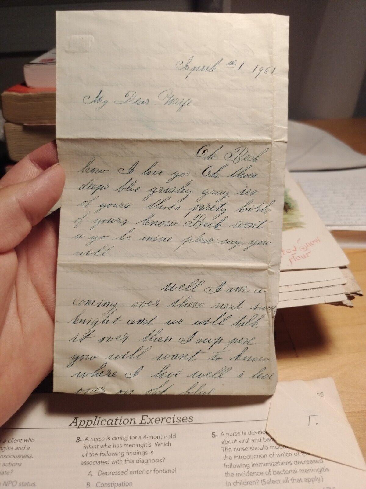 Rare 19th Century April Fools Antique Prank Letter