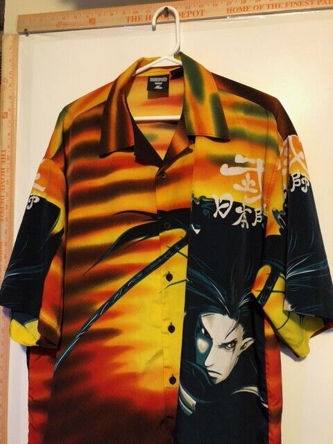Vintage 1998 Samurai Shodown 64: Warriors Rage Asura Shirt Size L  Micro Z Tag