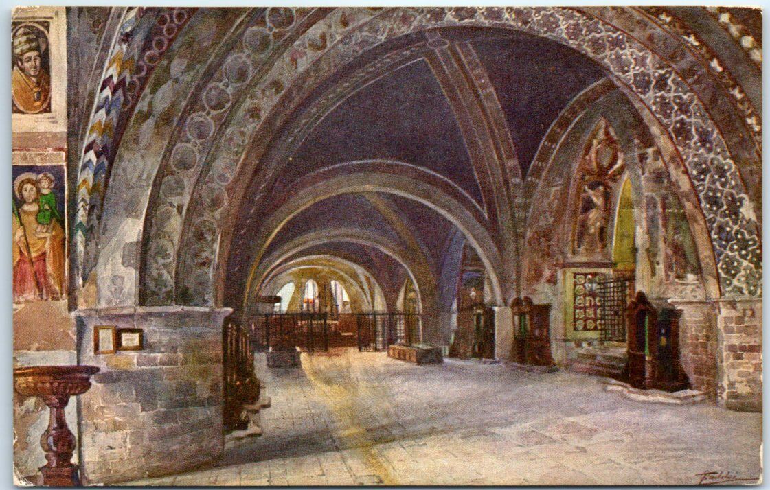 Postcard - Lower Basilica of San Francesco - Assisi, Italy