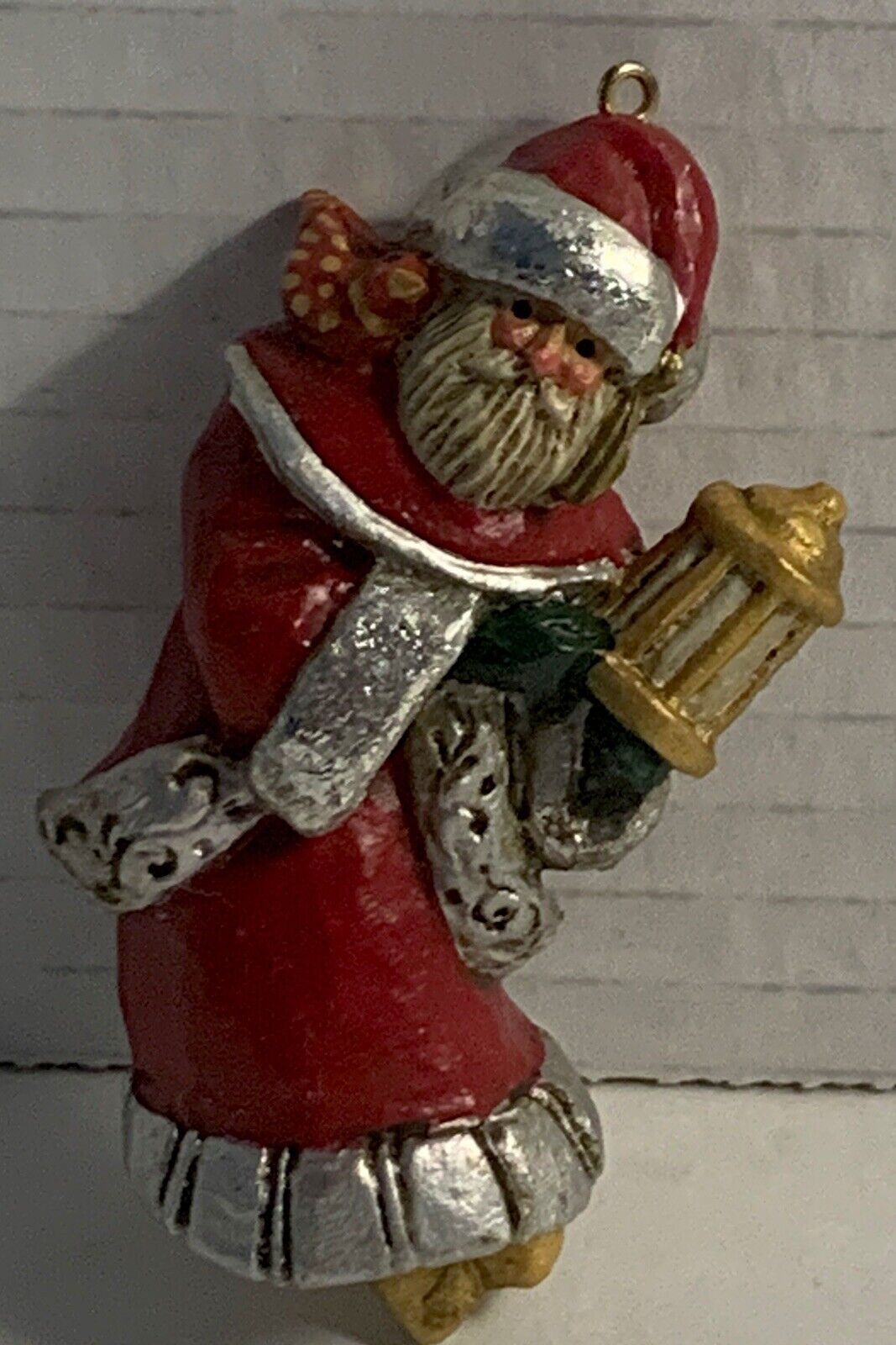 Vintage P Schifferl Santa Claus 3.5 Inch Ornament  Old Fashioned Santa Excellent