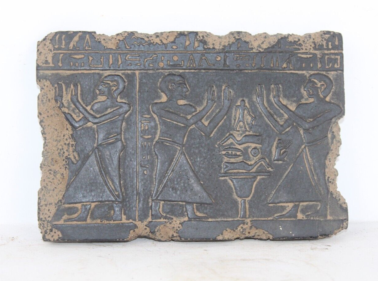 RARE ANCIENT EGYPTIAN ANTIQUE Holy Prayer Temple Pharaonic Stella Stela (BS)