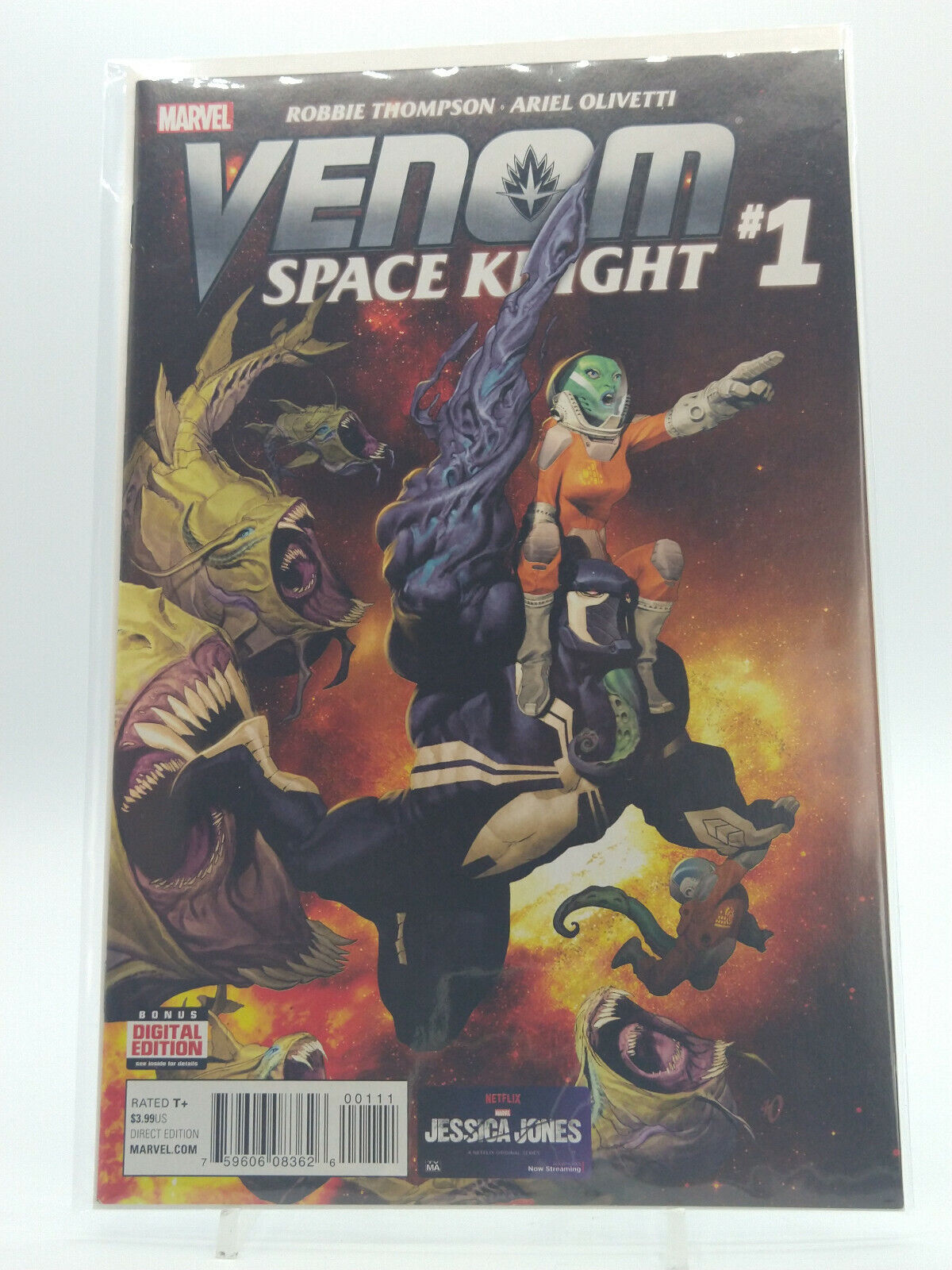 Venom Space Knight #1 2016 Marvel VF- 
