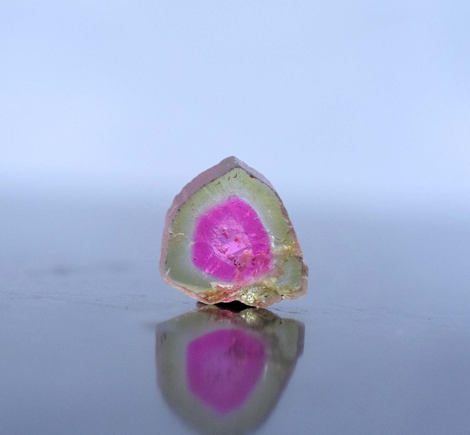 Natural Color Watermelon Tourmaline Slice (2.20 CT)