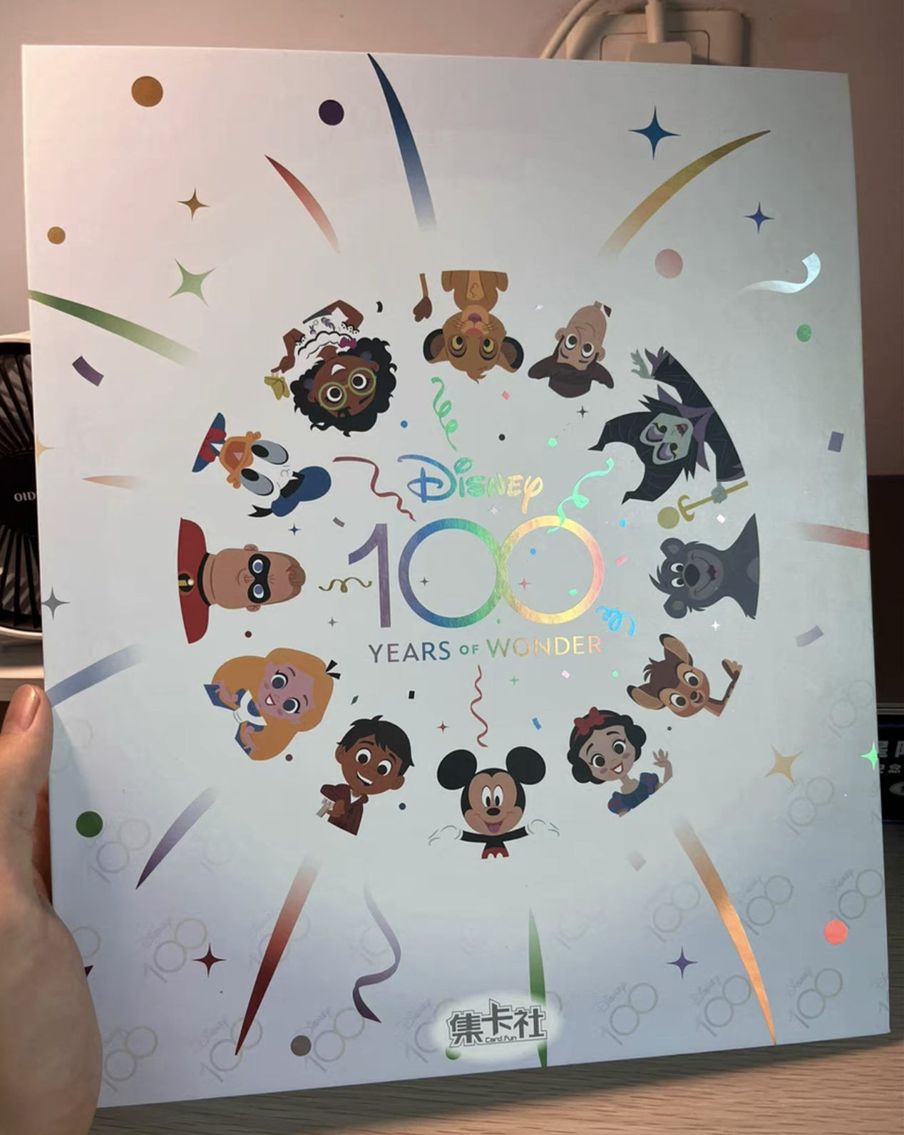 2023 Card Fun Disney 100 years of wonder joyful Card Binder album
