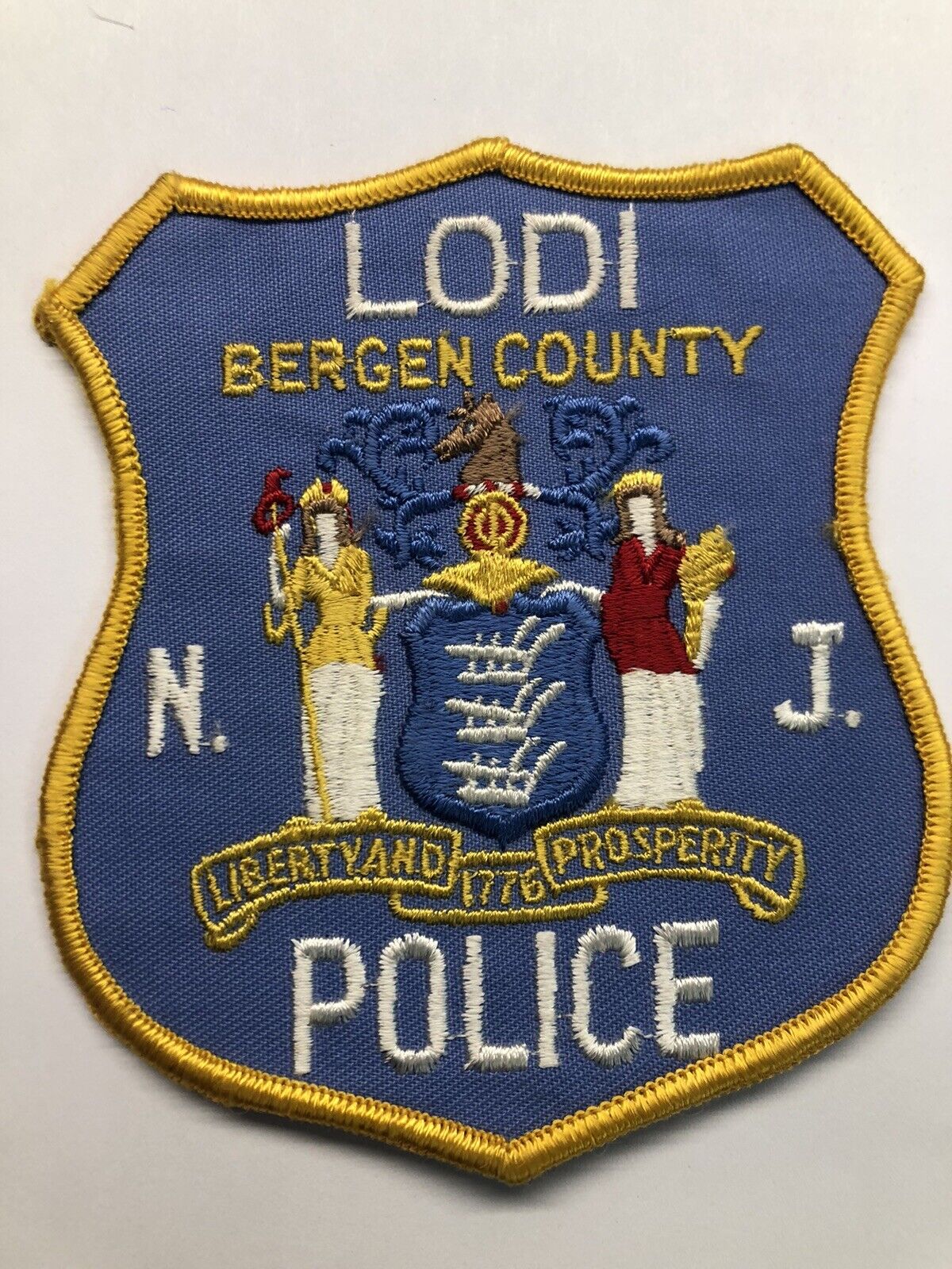 Lodi New Jersey Police Patch ~ Bergen County