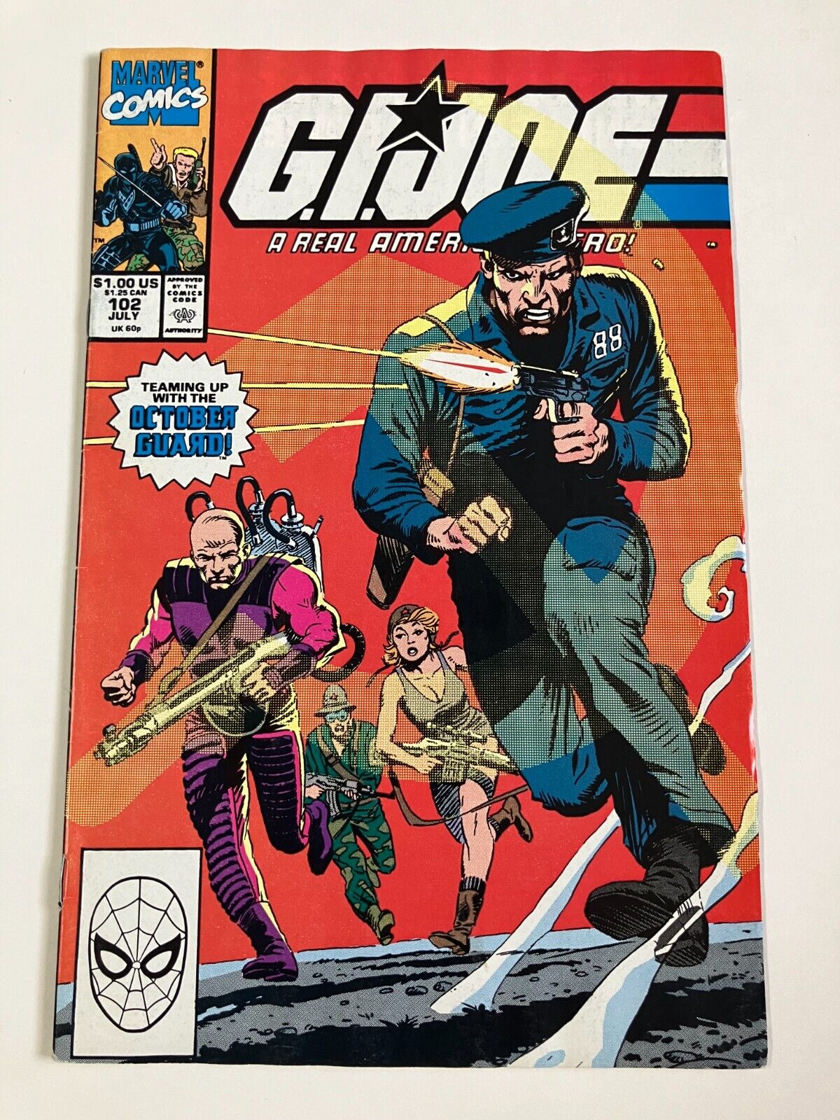 G.I. Joe A Real American Hero #102 Fine/Fine+ 1990 Marvel Comics