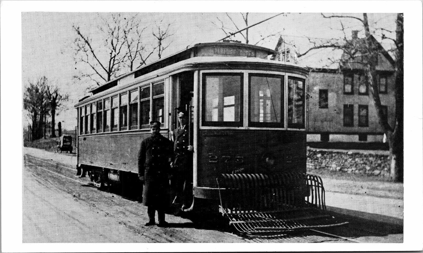 1912 Car #275 Connecticut Company Bridgeport Vtg Streetcar Postcard RPPC