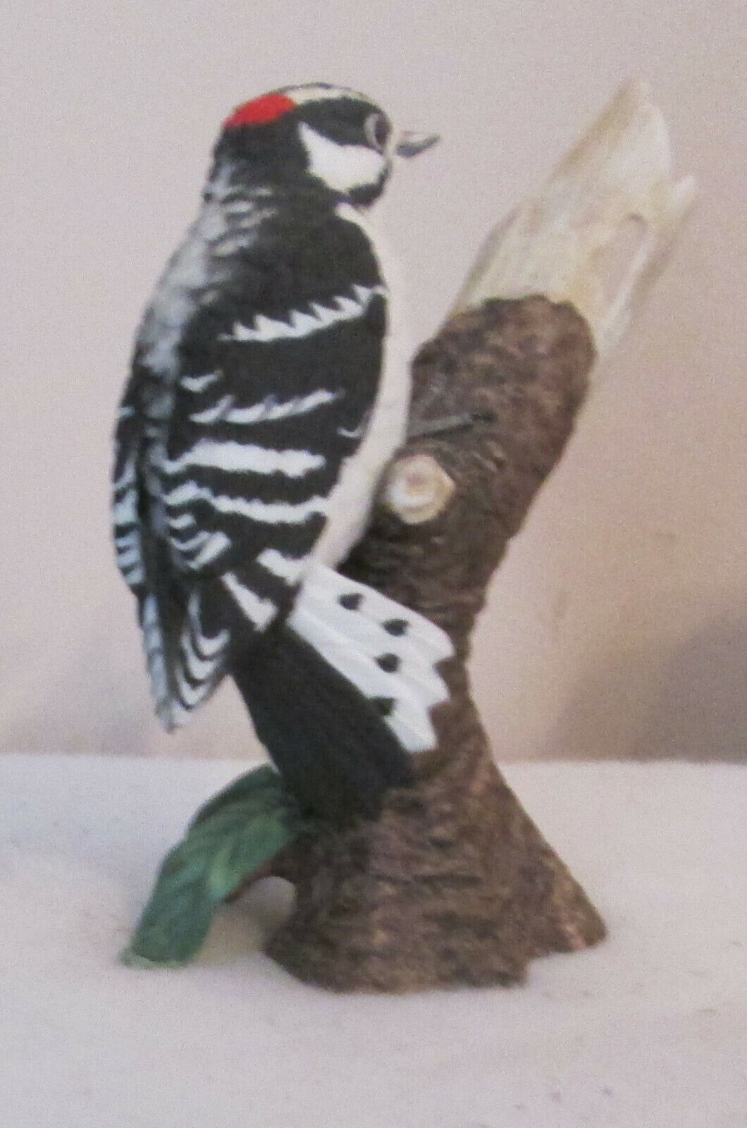 1989 Lenox Downy Woodpecker Porcelain Bird