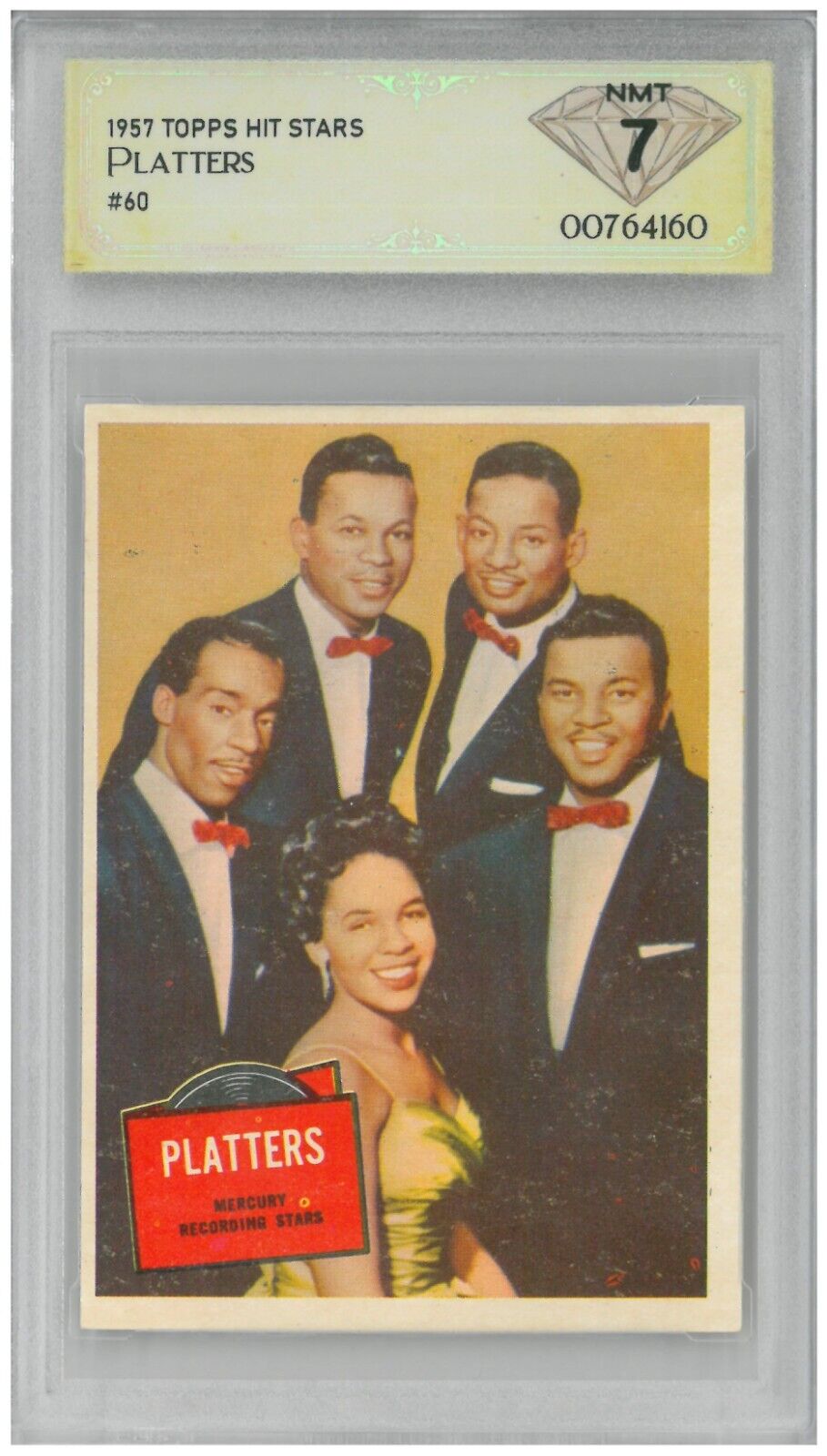 1957 Topps Hit Stars PLATTERS #60 💎 DSG 7 NM