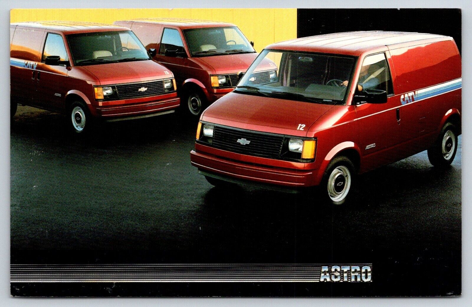 Chevrolet Astro Van Dealer Promo Advertisement Postcard P1C