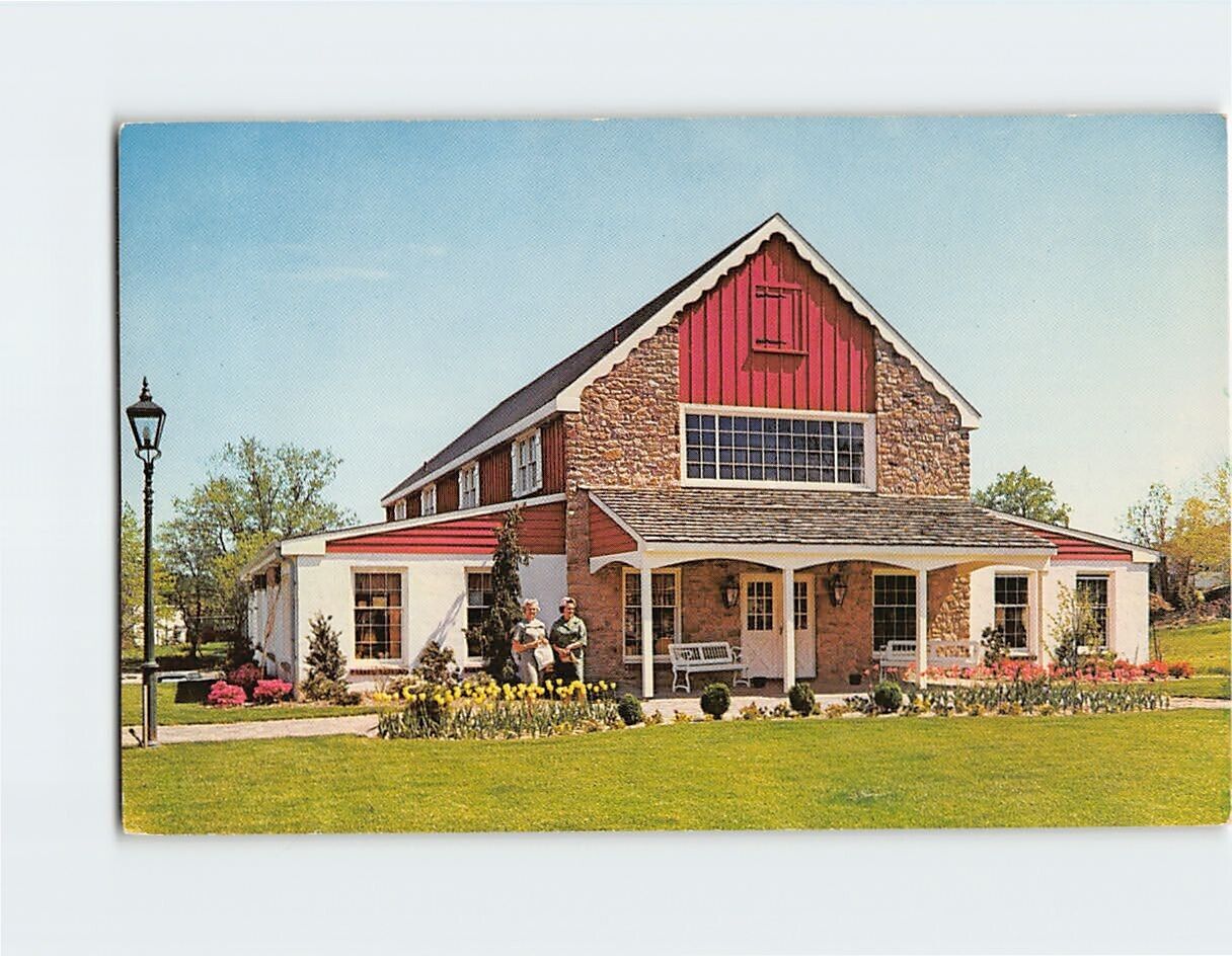 Postcard Village Green Peddler\'s Village Lahaska Pennsylvania USA