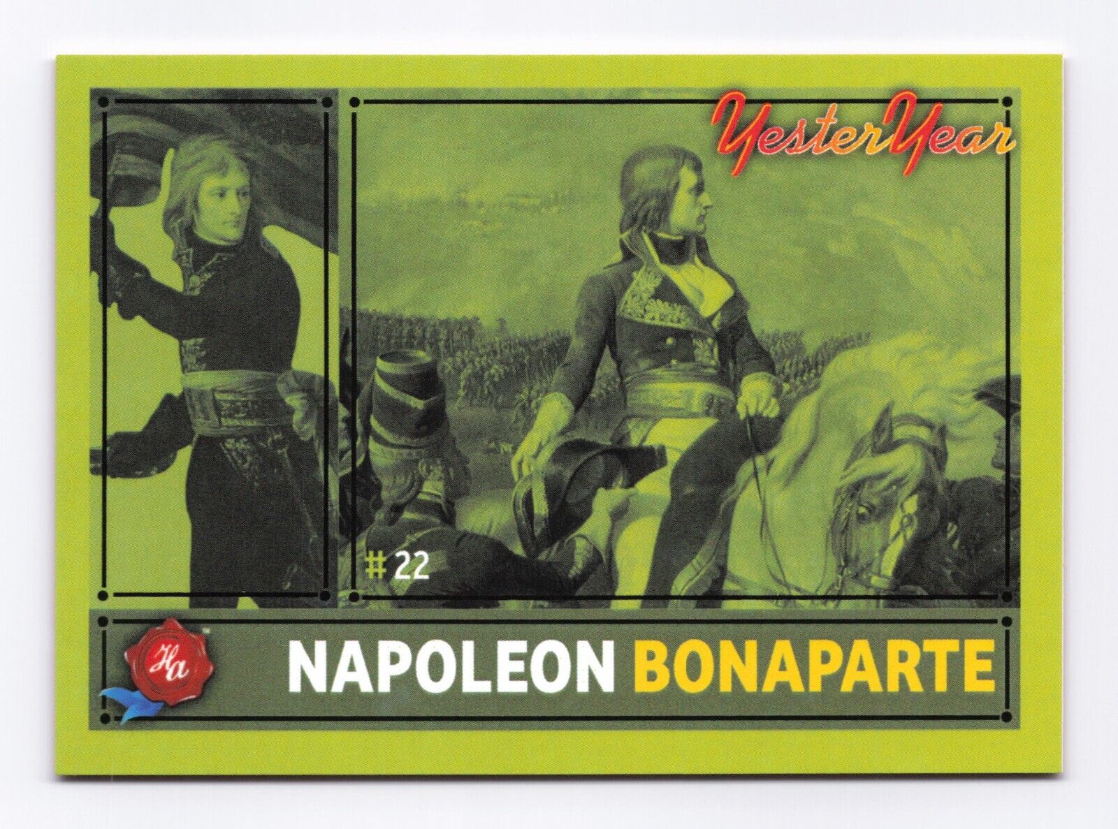 Napoleon Bonaparte (5/5) #22 Green Tint 2024 Historic Autographs YesterYear