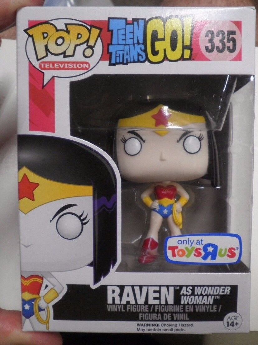 2016 SDCC Toys R Us Exclusive Funko Pop Teen Titans Go Raven as Wonder Woman 335